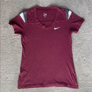 Nike v neck top